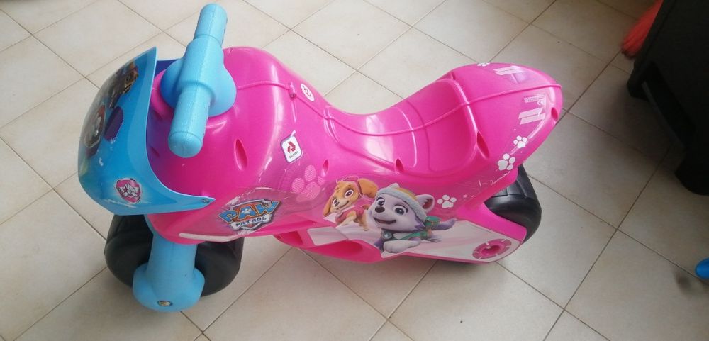 Moto criança Patrulha Pata