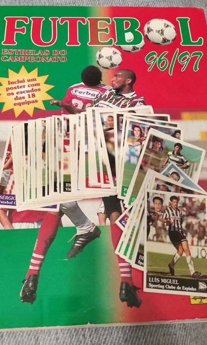 Cromos futebol Liga Portuguesa Panini 96-97