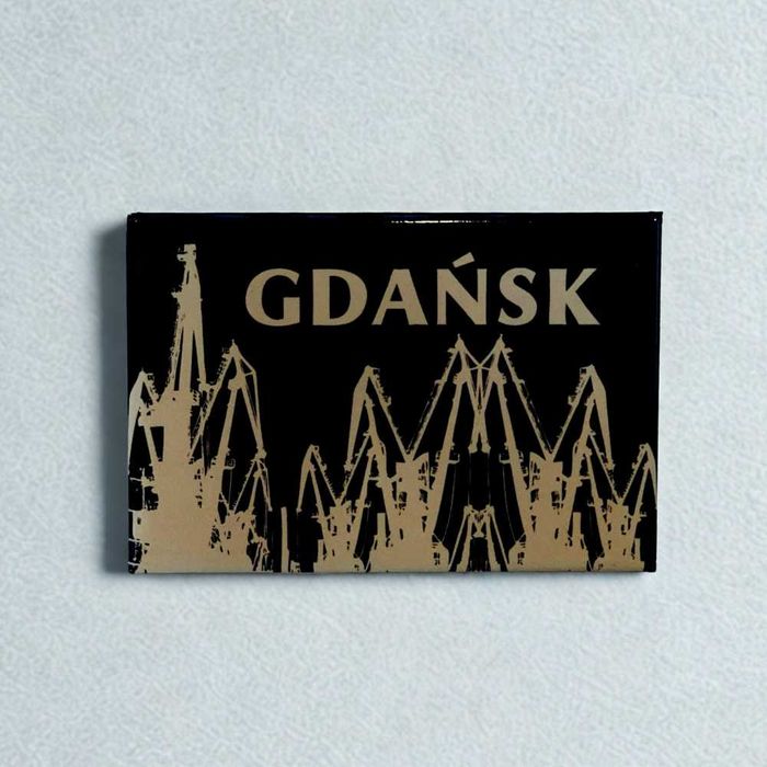 GDAŃSK Magnes na lodówkę DŹWIGI - pamiątkowy UNIKAT