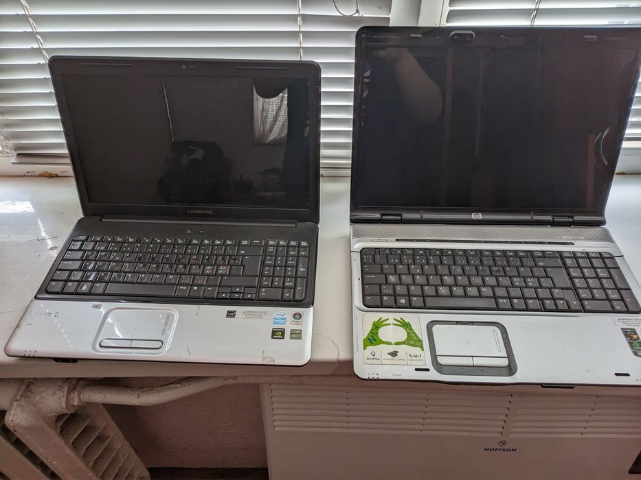 Ціна за Два ноутбуки Compaq і HP продам на запчастини
