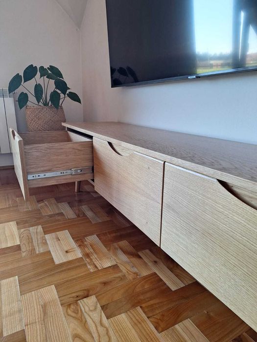 Szafka RTV 170cm drewniana z 3ma szufladami (do pokoju, pod telewizor)