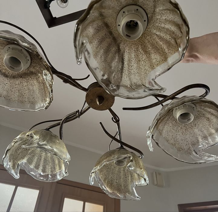 Żyrandol + kinkiety