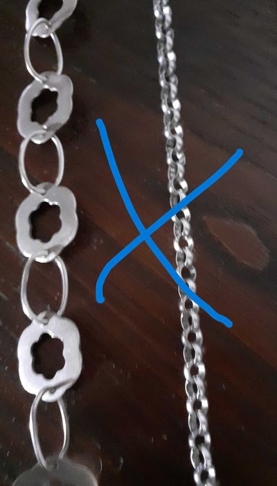 Pulseiras em prata com contraste