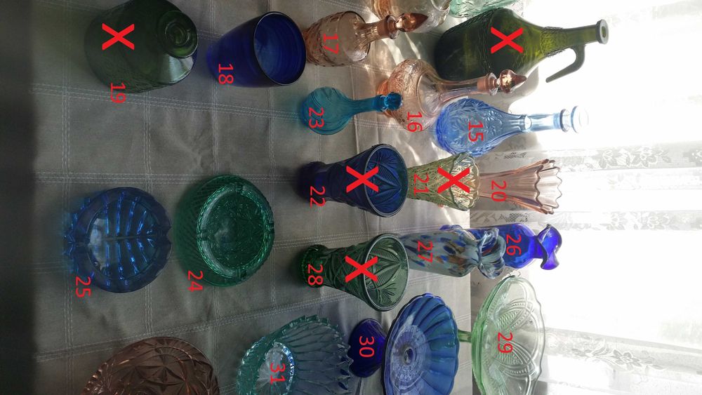 Коллекция вазонов,конфетниц,фруктовниц,графинов,бокалов и т.д.