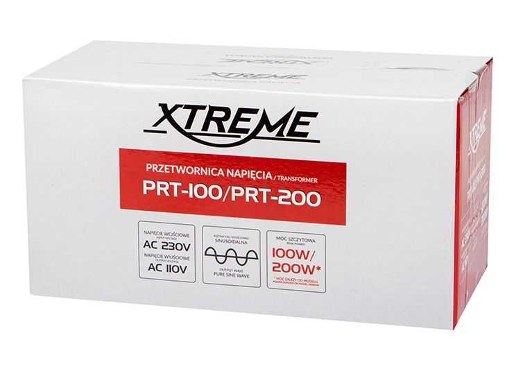 Transformator - przetwornica 230V ->110V 100W  do sprzętu z USA