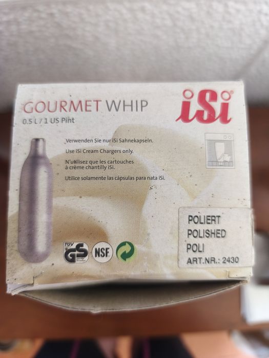 Sifão iSi  aço Inoxidavel 500ml