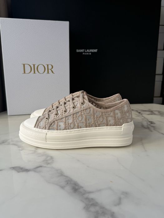 Trampki Dior Walkn Platform Beige