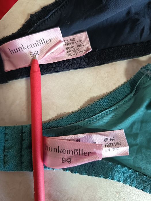 Stanik biustonosz 100 C/D zestaw 2 sztuki miękki