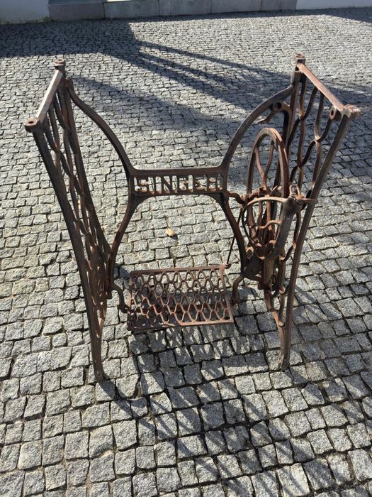 Suporte maquina singer costura antiga