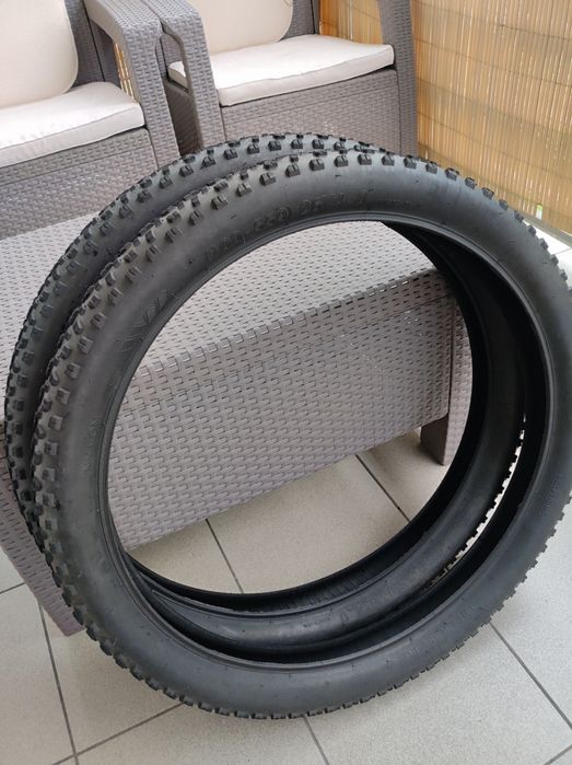 Zestaw opon do roweru  26x4 fatbike