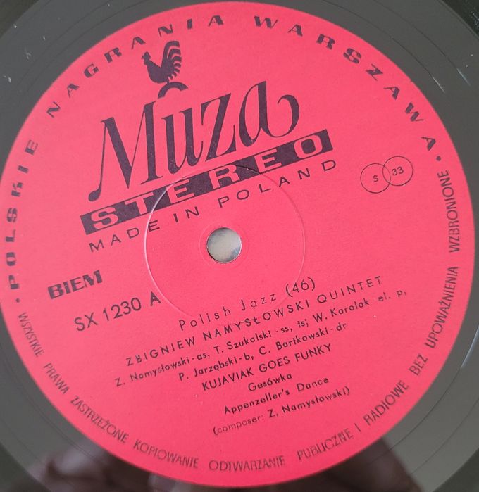 Zbigniew Namysłowski Quintet - Kujaviak Goes Funky  LP  1975 PL. EX !