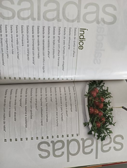 Saladas	Coleção 30 receitas em 30 minutos Biblioteca ativa		Como Novo!*