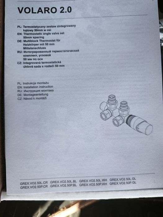 Termostatyczny zestaw zintegrowany Volaro 2.0