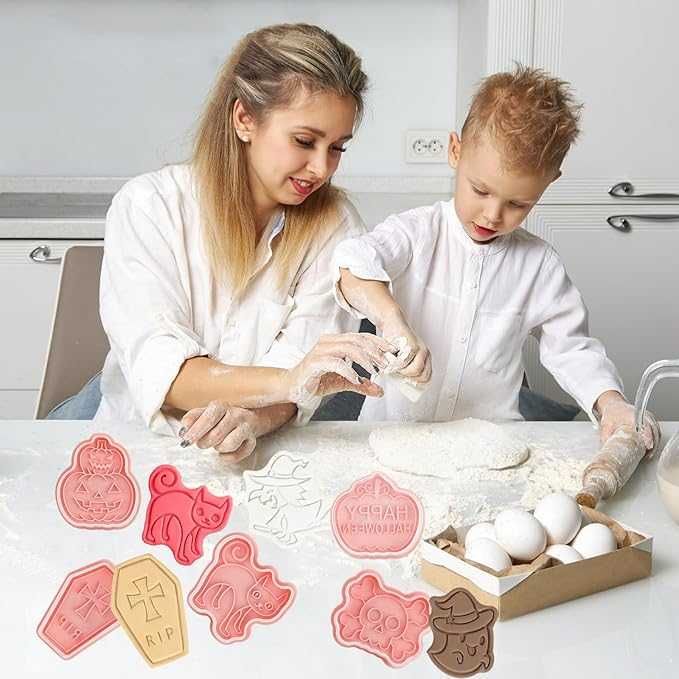 Foremka do Ciastek na Halloween 3D, 8 sztuk