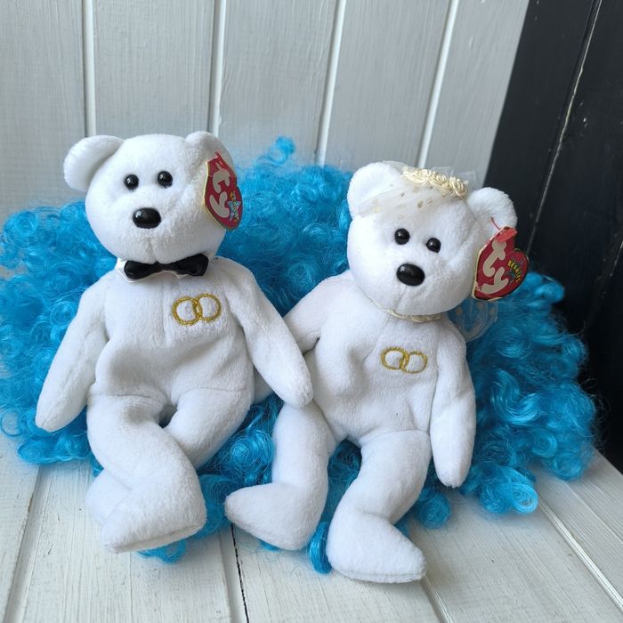 Колекційний мішка Ту з гранулами ведмедик ведмідь  наречена наречений