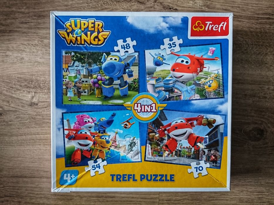 6x Puzzle Psi Patrol, Super Wings, Cars, Bing, Progres. Stan b.d.! 4+