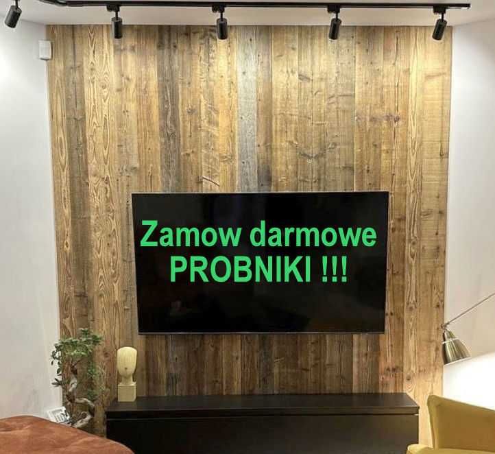 Oryginalne stare deski na ścianę, sufit, meble. Rustykalny, loft, industrial - panele naścienne ze starego drewna z odzysku