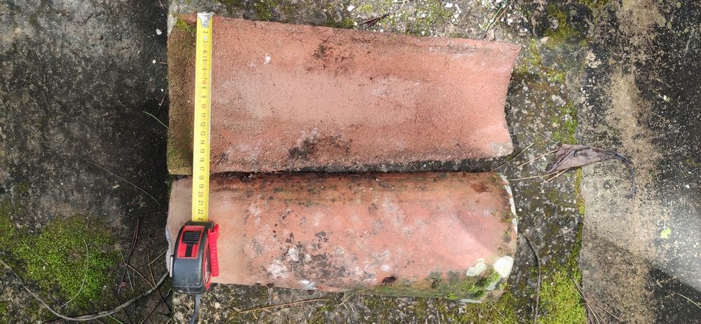 Telha Canudo usada e antiga