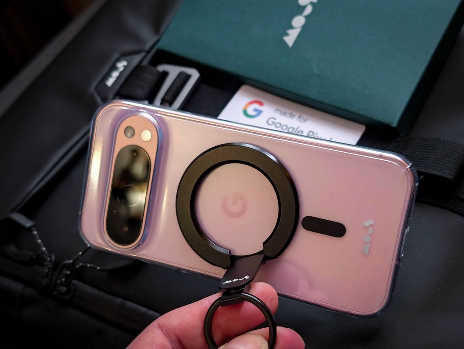 Чехол Mous Super Thin Crystal Clear для Pixel 9 / 9 Pro (не XL). С MagSafe.