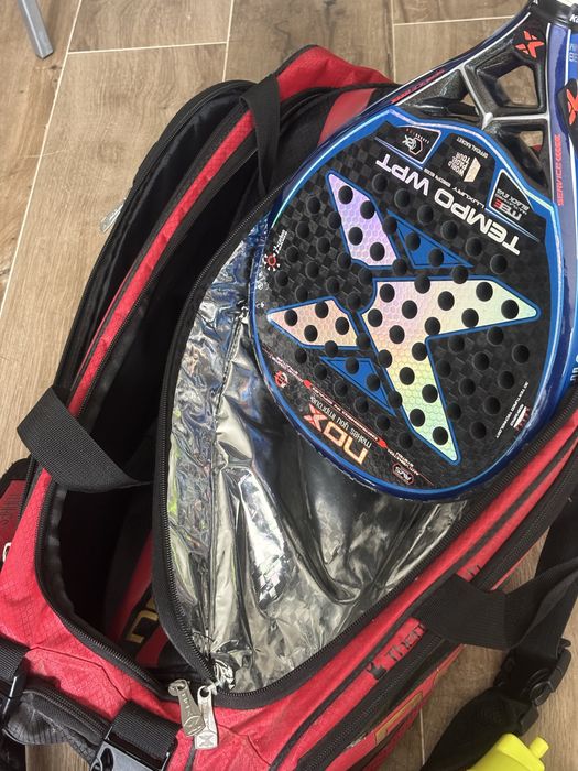 Raquete de padel Nox Tempo+ Saco de transporte Nox Atack P.1