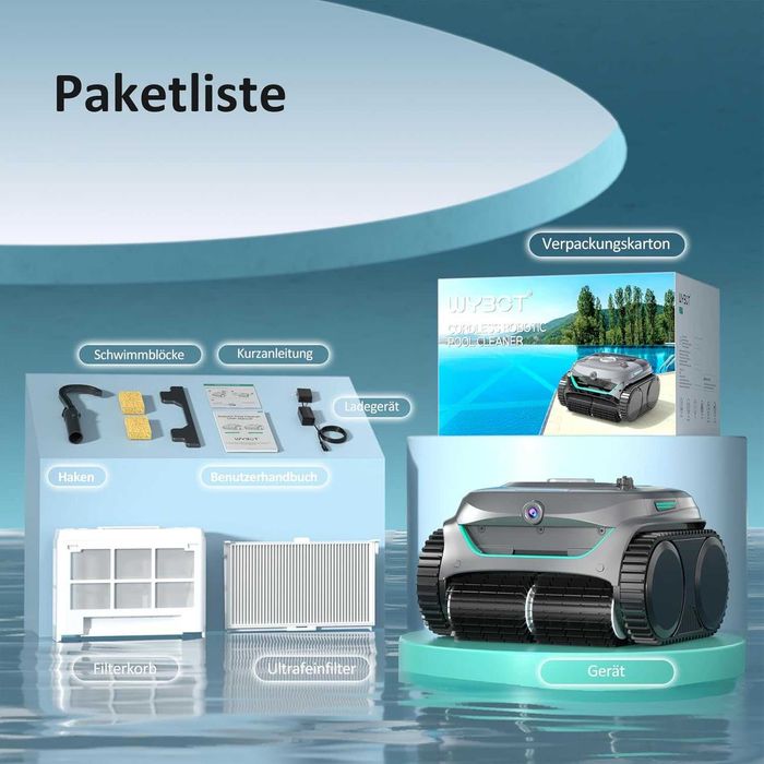 Odkurzacz do basenu WYBOT C2 Vision bezprzewodowy 65 W