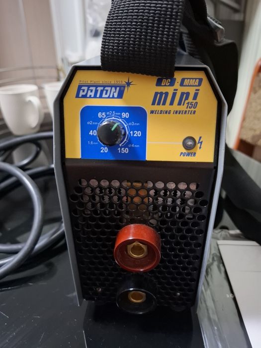 Зварювальний інвертор Paton Mini-150 (сварочный аппарат) чемодан + мас