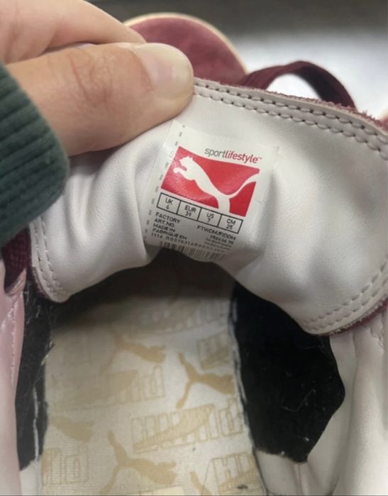 Oryginalne buty damskie puma zamszowe