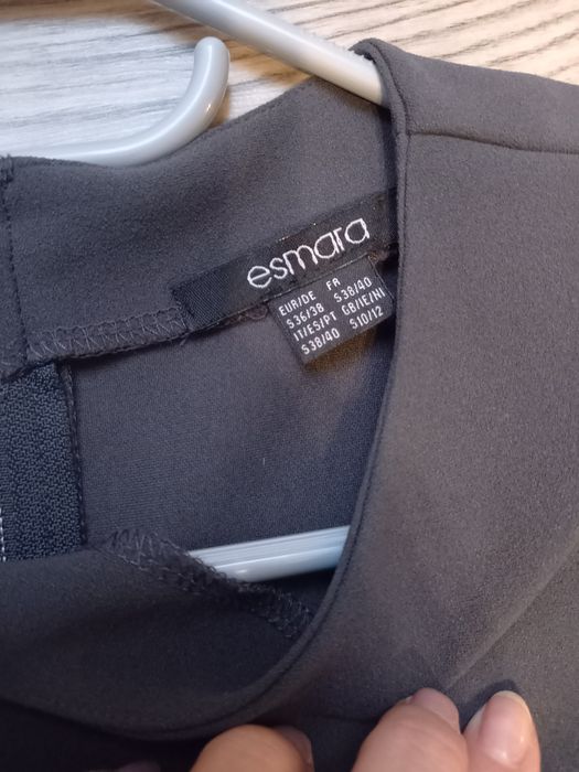 Grafitowa sukienka rozm. S