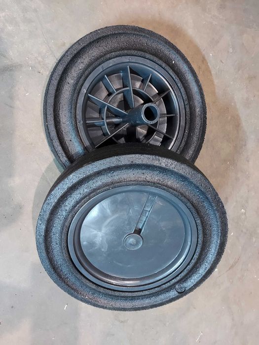 Колесо поворотное 200 для контейнера мусорного бака, тележки стелажа