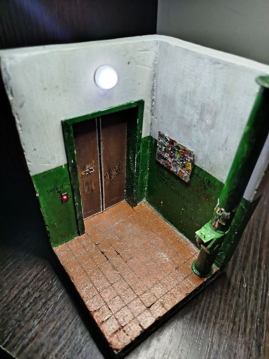 Діорама Під'їзд 1:15