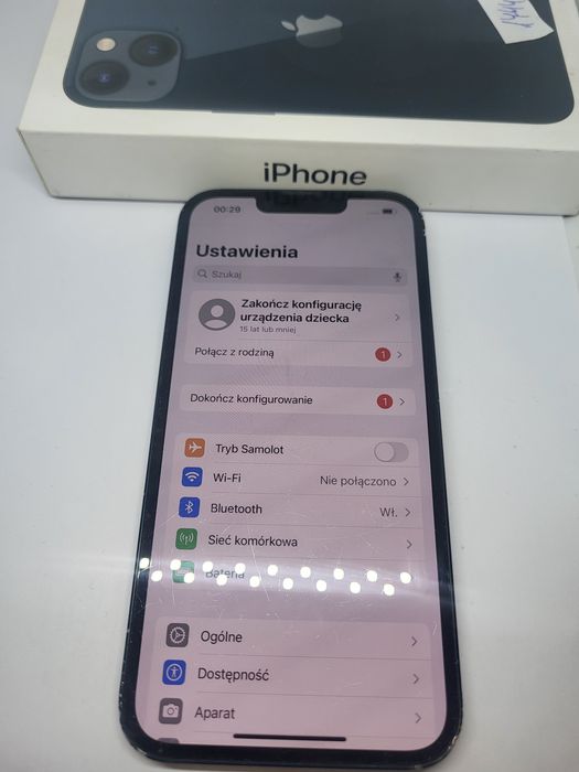 iPhoen 13 midnight 128gb + pud 78% Komis madej gorlice