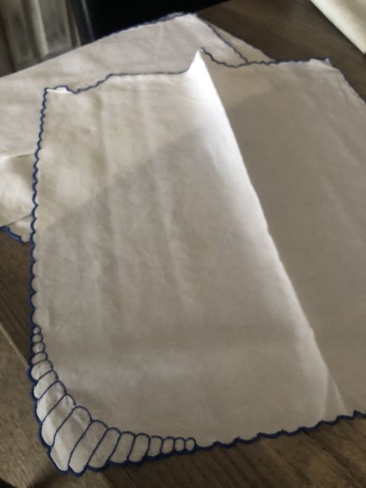 Panos de  cozinha em renda e tecido