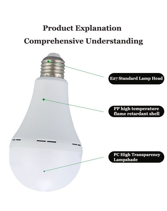 Лампа аварийная аккумуляторная 7, 9, 15 Вт. Лампа с аккумулятором.