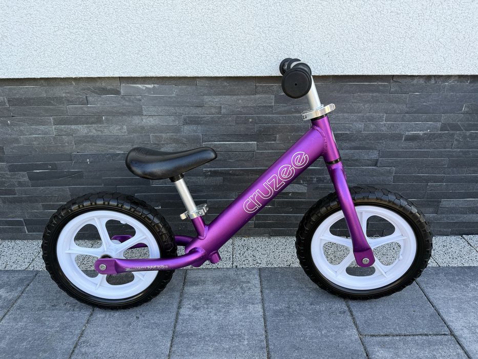 Rowerek biegowy CRUZEE 12" Fioletowy