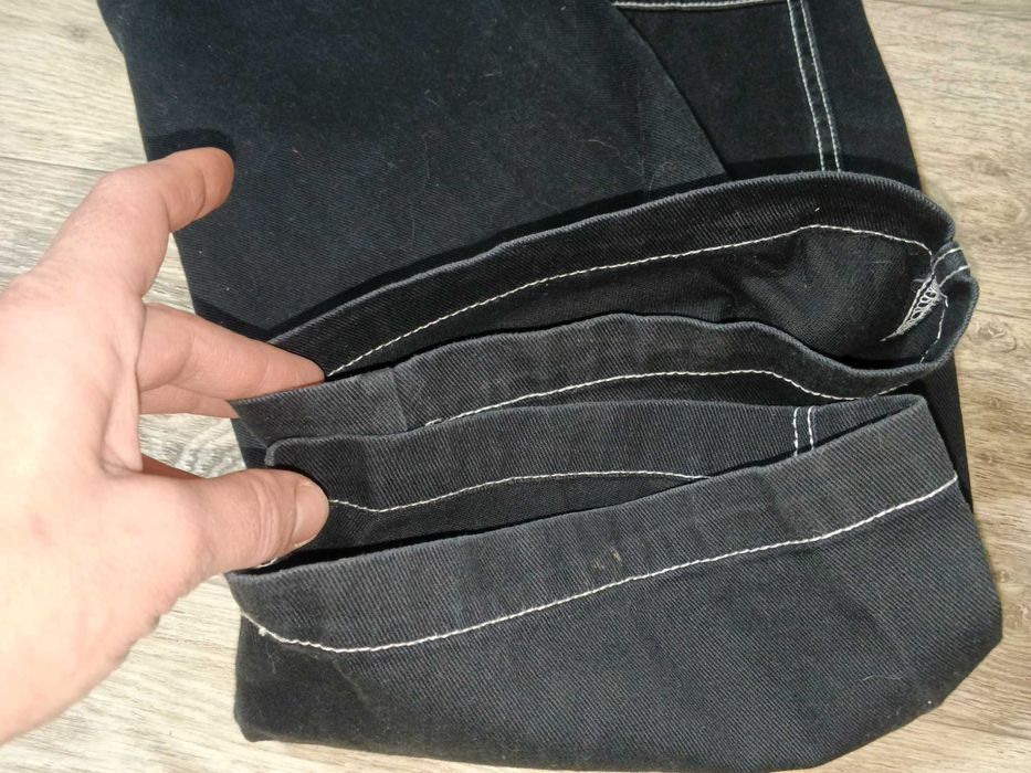 Широкі чорні штани карго М розмір 46-48 H&M Divided джинси