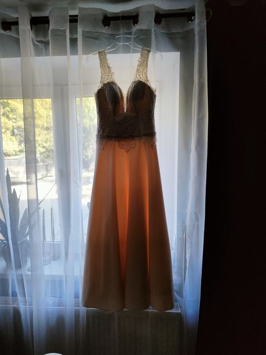 Przepiękna suknia ślubna ślub cywilny kościelny boho