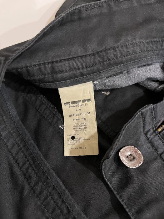 Calças da Bus Urban Wear, pretas, tam. 34
