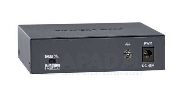 DS-3E0105P-E/M(B) - Switch PoE Hikvision Value Series monitoring IP