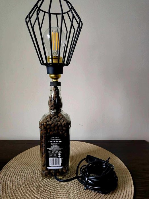 Oryginalna lampka retro z butelki Jack Daniel's