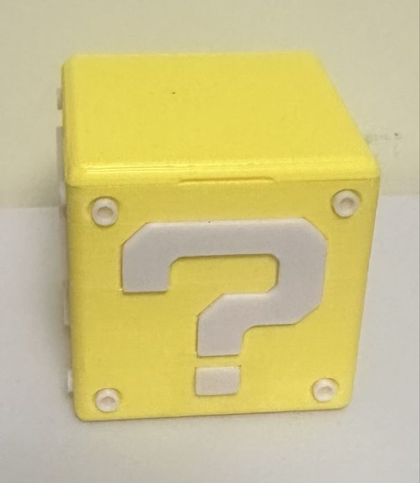 Mario cube Nintendo game stand