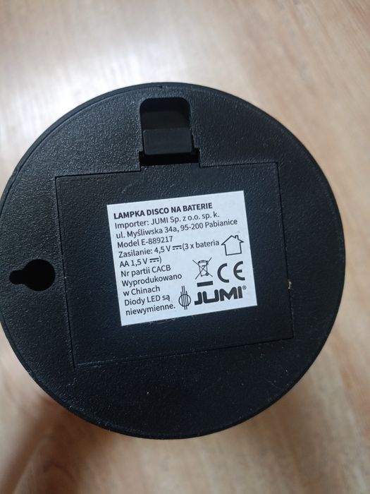 Mała kula disco na baterie