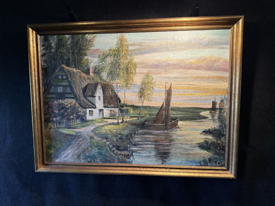 Велика картина Leif Enevoldsen Данія / олія на полотні 70×98,5 см