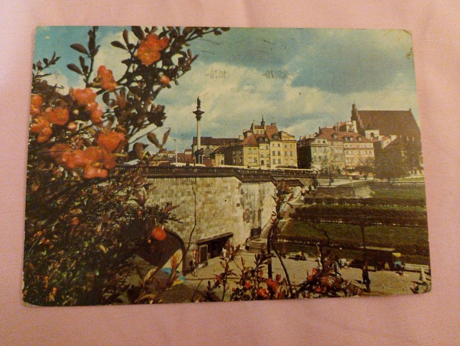 Pocztówka z PRL, Warszawa 1970 r.