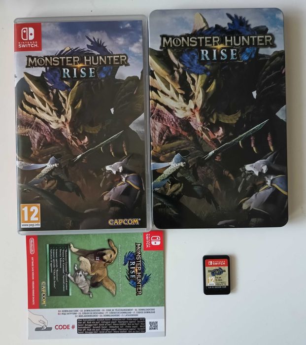 Gra Monster Hunter Rise z Steelbookiem na Switch