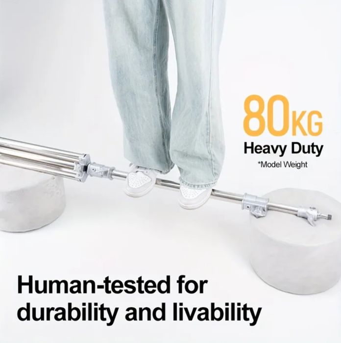 Стійка 2.8 м з нержавіючої сталі + комплектне рішення для світла