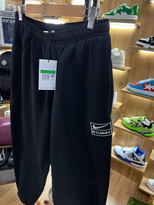 Штани Stussy х Nike Washed Pants Black