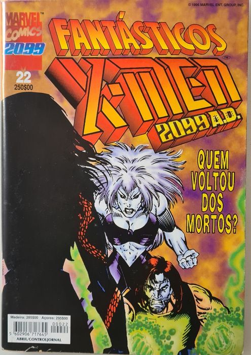 Revistas (5) BD X-Men super heróis Marvel