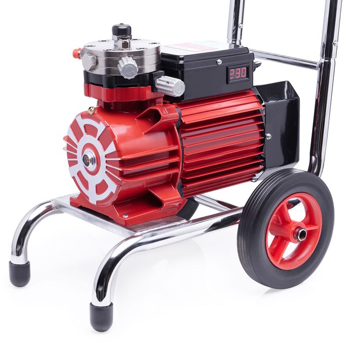 AGREGAT MALARSKI membranowy 3500W 230bar 18L/min INOX WĄŻ 8m 2 lata GW