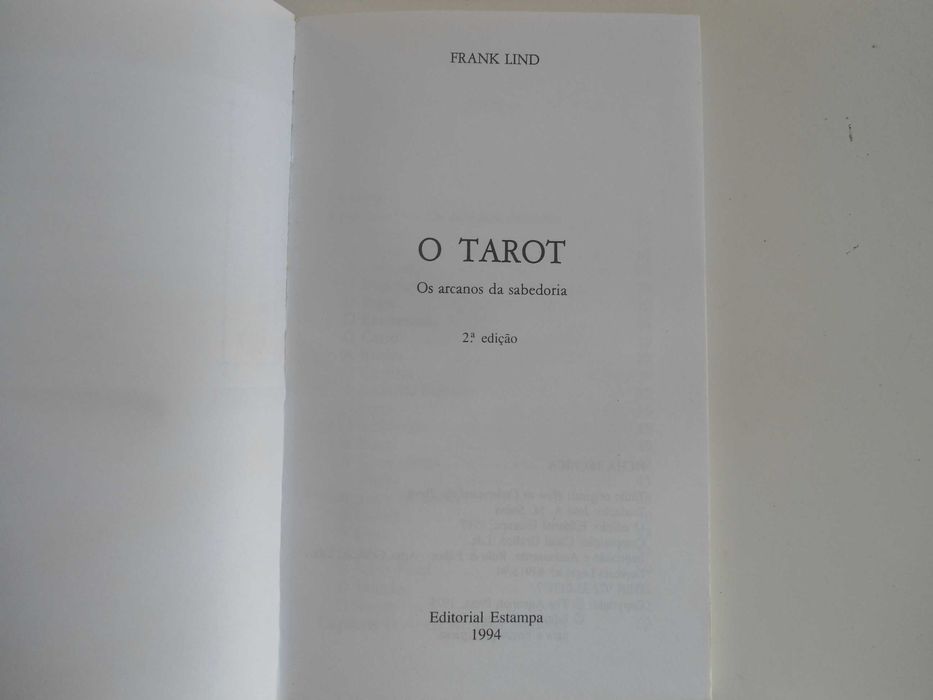 O Tarot-Os Arcanos da Sabedoria por Frank Lind