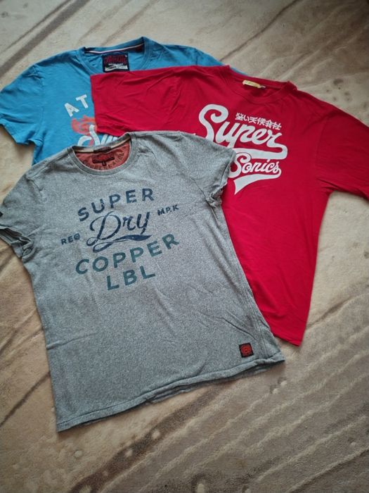 Koszulki 3 szt super dry L meskie